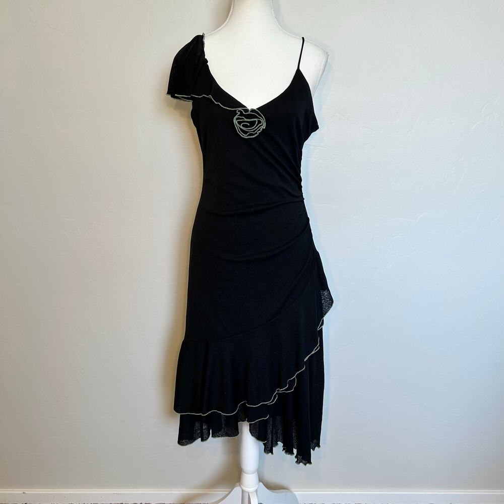 y2k asymmetrical dress